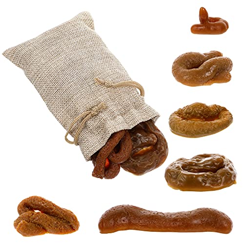 STOBOK 6PCS Neuheit Gefälschte Poop Spielzeug Set Streich Poop Spielzeug Gefälschte Schwimmt auf Wasser für Witz Trick April Fools Tag Party von STOBOK