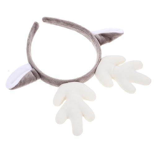 STOBOK Hase Geweih Stirnband Für Kinder Fuchs Hirsch-stirnband Kostüm Stirnband Requisiten Für Weihnachtskostüme Zubehör Wikinger Kostüm Hut Hut Make-up-stirnbänder Für Frauen Reh Plastik von STOBOK