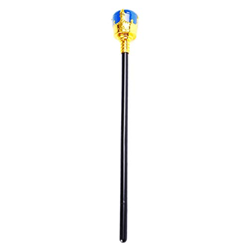 STOBOK König Scepter Royal Scepter Zauberstab Spazierstock Spielzeug Kostüm Zubehör für Halloween Party Dekorationen Cosplay Prop Zufällige Farbe von STOBOK