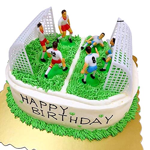 STOBOK Kuchen Topper Kunststoff Fußball Spieler Figur mit Tor Kuchenaufsätze Kuchen Deko für Fußball Thema Geburtstag Kuchen 8 Stück STOBOK Kuchen Topper Kunststoff Fußball Spieler Figur mit Tor Kuchenaufsätze Kuchen Deko für Fußball Thema Geburtstag Kuchen 8 Stück von STOBOK