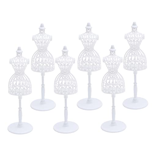 STOBOK Kleiner Mannequin Puppenkleiderständer 6 Stück Hohlmannequin Modell Für Babypuppen Kunststoff Weiß Für Puppenkleidung Kreatives Puppen Zubehör STOBOK Kleiner Mannequin Puppenkleiderständer 6 Stück Hohlmannequin Modell Für Babypuppen Kunststoff Weiß Für Puppenkleidung Kreatives Puppen Zubehör von STOBOK