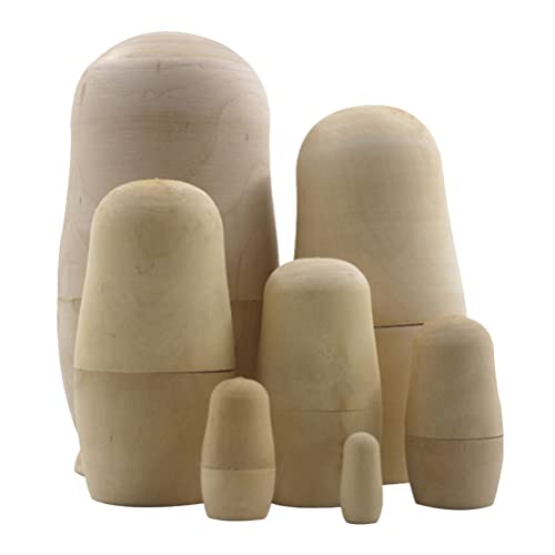 STOBOK Matroschka Rohling Holz Doll Puppen: Holz Babuschka 7 Schichten DIY Bemalen Basteln Russische Holzpuppen Holzspielzeug Zuhause Dekoration Spielzeug Weihnachten Geburtstag Festival Geschenk STOBOK Matroschka Rohling Holz Doll Puppen: Holz Babuschka 7 Schichten DIY Bemalen Basteln Russische Holzpuppen Holzspielzeug Zuhause Dekoration Spielzeug Weihnachten Geburtstag Festival Geschenk von STOBOK