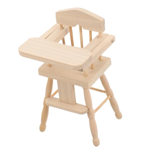 STOBOK Mini Stuhl Schmückt Kinderwagen Holz Miniatur Stuhl von STOBOK