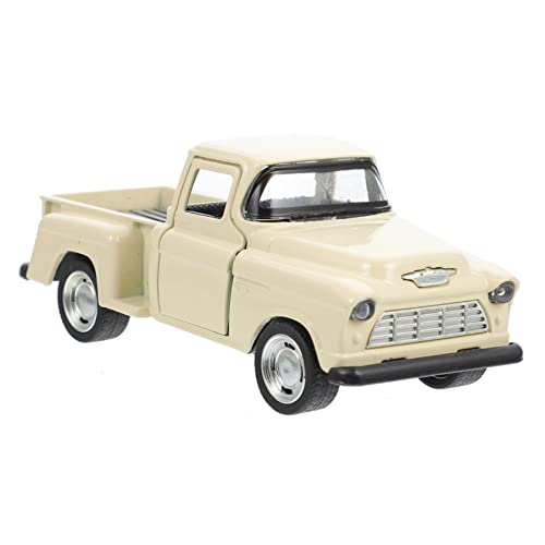 STOBOK Pickup-Truck-Modell LKW-Modell Spielzeug für Jungen Klassische Pickups Traktor roter LKW Kinder bastelset basteln für Kinder Kid Toys Kleiner Lastwagen Miniatur-LKW Legierung Beige von STOBOK