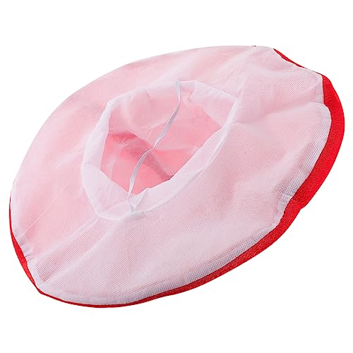 STOBOK Pilzhut Pilz-Cosplay-Kappe Pilzmütze Kinder Pilz-Cosplay-Kostüm Pilz-Zylinder Szene halloween costume halloween kleidung Mützen für Mädchen lustige Hüte für Fotoautomaten Stoff rot von STOBOK