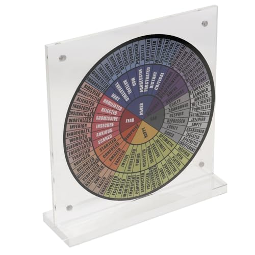 STOBOK Raddiagramm Weihnachtsbaumrad Farbdiagramme Emotionsraddekor Gesundheitsstimmungsdiagramm Gesundheitsdekor Herbstdekor Für Die Küche Acryl Displayboxen von STOBOK