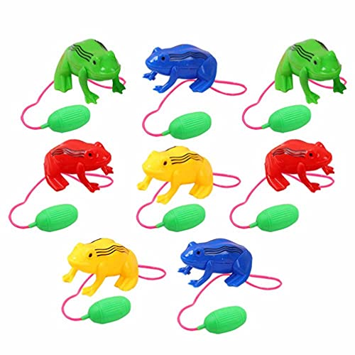 STOBOK Springen Frösche Luftdruck Jump Frösche Frosch Spielzeug für Kinder 8Pcs von STOBOK