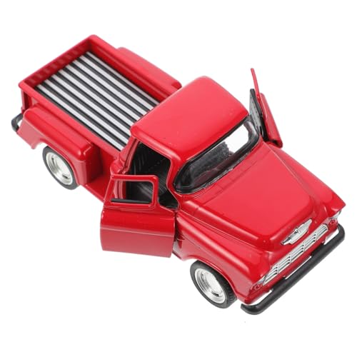 STOBOK Vintage Pickup Truck Modell Rotes Spielzeugauto Miniatur LKW Jungenspielzeug Mini Vintage Modellauto für Kinderspielzeug Kleiner Wohnkultur Deko STOBOK Vintage Pickup Truck Modell Rotes Spielzeugauto Miniatur LKW Jungenspielzeug Mini Vintage Modellauto für Kinderspielzeug Kleiner Wohnkultur Deko von STOBOK