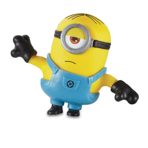 STRETCH Minions Mini Stuart, elastische Puppe, dehnbar, kleine Filmfigur, biegt, verdreht und kehrt in ihre ursprüngliche Form zurück, Jungen und Mädchen ab 5 Jahren, berühmt (TR500000) von STRETCH ARMSTRONG