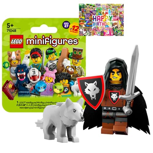 Bundle mit Lego Minifigures 71048 - Sammelfiguren Serie 27 - Figur Auswahl (11. Wolfbaendiger) von STRONCARD