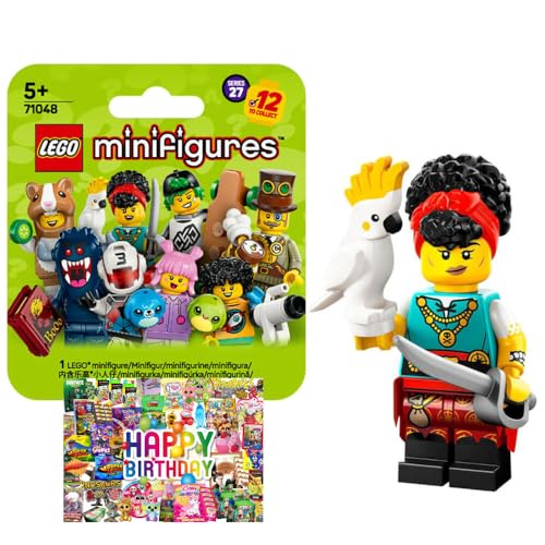 Bundle mit Lego Minifigures 71048 - Sammelfiguren Serie 27 - Figur Auswahl (9. Piratin) von STRONCARD