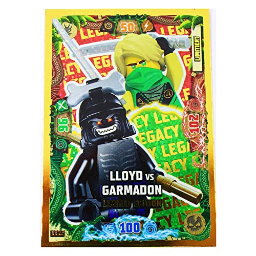 Lego Ninjago Karten Trading Cards Serie 6 - Die Insel (2021) - LE25 Gold Karte Bundle + 10 Originale Hüllen von STRONCARD