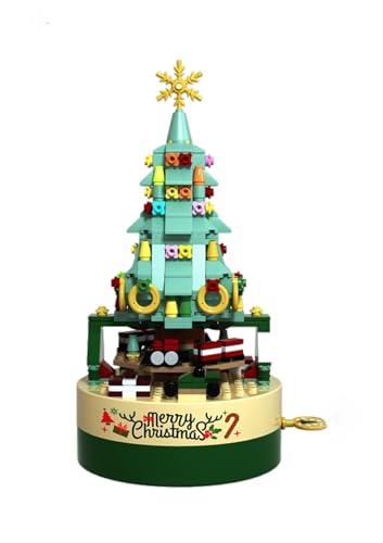 STRUCWOOD Weihnachtsbaum-Bausätze für Kinder, Weihnachtsbausteine Spieluhr, Weihnachtsbaumbau für Freunde und Familie von STRUCWOOD