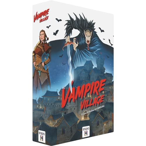 STUDIO H Vampire Village | Vampire, Hexen und mehr | Strategisches dunkles Kartenspiel | Ideal für Spieleabend | 1 bis 5 Spieler | 20 Minuten von STUDIO H