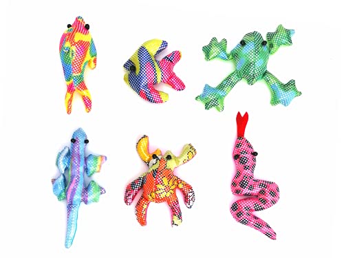 STUWU 6X Sandtiere Sand Tier Sandtiere 7-11 cm Glitzertier Gecko Spinne Delphin Schlange Fisch Eidechse Mitgebsel STUWU 6X Sandtiere Sand Tier Sandtiere 7-11 cm Glitzertier Gecko Spinne Delphin Schlange Fisch Eidechse Mitgebsel von STUWU