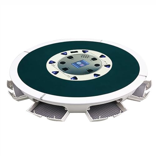 Automatischer Kartenhändler, tragbarer Kartenhändler mit Dual-Power, um 360° drehbarer universeller automatischer Spielkartenhändler, Poker-Kartenhändler for 2–8 Personen von STWBHW