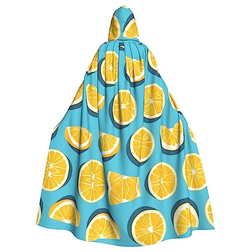 STejar Lemon Wedges Halloween Adult Hooded Cape Hooded Robe Cape, Women Men Halloween Dress Up Party Cosplay Costumes. von STejar