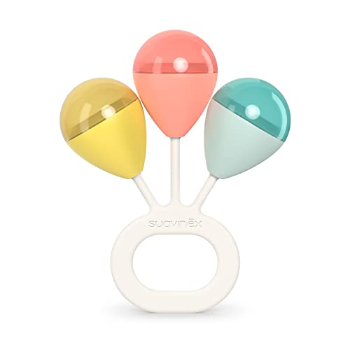 SUAVINEX Rassel für Babys, ab 4 Monaten, leicht zu greifen, mit anregenden Klängen, Blau SUAVINEX Rassel für Babys, ab 4 Monaten, leicht zu greifen, mit anregenden Klängen, Blau von SUAVINEX