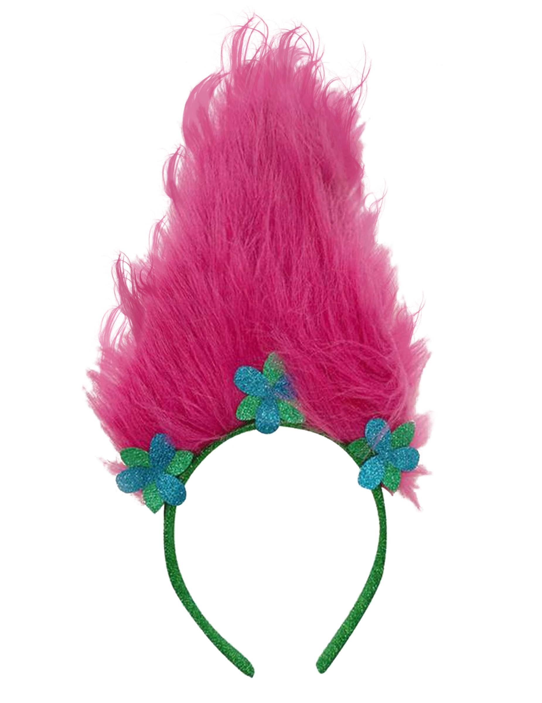 Troll-Haarreifen für Damen Accessoire pink-grün von SUD TRADING
