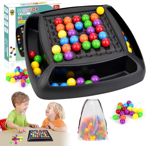 Intellektuelles Schachbrett Doppelduell Regenbogenball Schachbrett Strategiespiele Regenbogenball Eliminierung Spiel Rainbow Ball Gesellschaftsspiele Tabletop Familienspiele Partyspiele von SUFANG