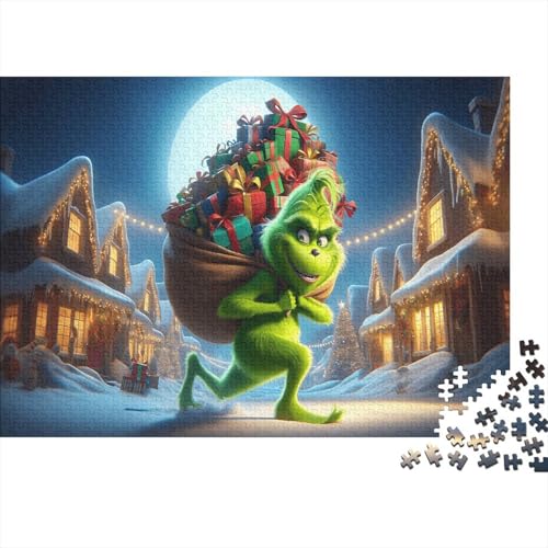 Grinch Puzzle 1000 Teile,für, Impossible Puzzle,farbenfrohes Legespiel,Geschicklichkeitsspiel Für Die Ganze Familie,npuzzle Puzzel von SUFFERBOW