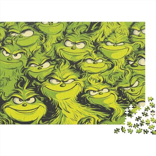 Grinch Puzzlespiel 1000 Teile Für Erwachsene, Einzigartige Kunstwerke Und Vorlage - Geburtstagsgeschenk - Spaßige Puzzles Mit Überraschung Von Puzzle in A Bag Puzzel 1000pcs von SUFFERBOW