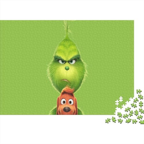 Grinch Puzzlespiel 1000 Teile Für Erwachsene, Einzigartige Kunstwerke Und Vorlage - Geburtstagsgeschenk - Spaßige Puzzles Mit Überraschung Von Puzzle in A Bag Puzzel 1000pcs von SUFFERBOW