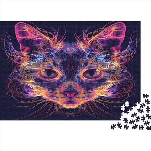 Kat Puzzle 1000 Teile,Puzzlespiel Für Erwachsene,Impossible Puzzle,Puzzle GesKükenlichkeitsspiel Für Die Ganze Familie, Geschenke Für Männer/Frauen Erwachsenen Puzzel 1000pcs (75x50cm) von SUFFERBOW