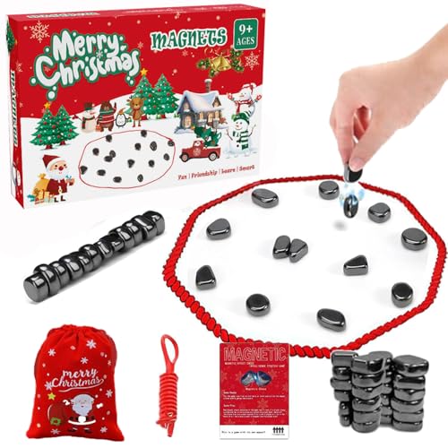 Magnetisches Schachspiel Steine, Tragbares Magnet Schach Magnetic Chess Game Schachbrett Magnetisch Tisch Magnetspiel für Kinder Erwachsene Partyzubehör (B) von SUGBIU