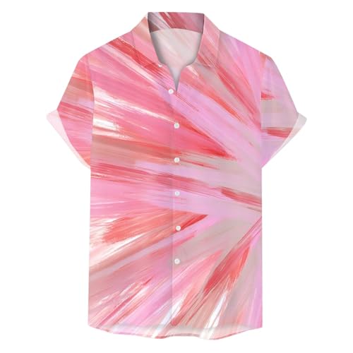 Hawaii-Hemden für Herren, hässlich bedruckt, kurzärmelig, Strandhemd, Button-Down-T-Shirt, normale Passform, tropisches Hemd, 70er-Jahre-Shiteshirts, Party, Urlaub, Aloha-Kostüm, Hawaii-Hemden für von SUIBOZ