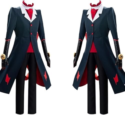 SUIBOZ Hazbin Hotel Cosplay Kostüm Blitzo/Alastor/Angel Dust Cosplay Outfits Komplettes Set Fancy Kostüm für Halloween Party (Type4, 3XL) von SUIBOZ