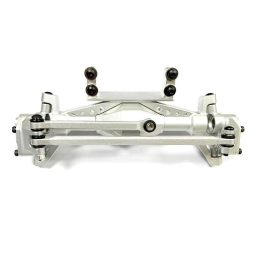 SUIOPPYUW 1 Stück Aluminiumlegierung Vorderachse für UTB18 1/18 Buggy CNC RC Auto Zubehör Ersatzteile RC Upgrade Teil, Silber von SUIOPPYUW