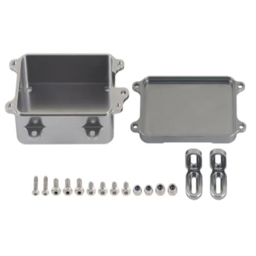 SUIOPPYUW 1 stücke 1/10 Aluminium Legierung Empfänger Box Für SCX10 Crawler Robust RC Auto Zubehör Ersatz Teile RC Upgrade Teil von SUIOPPYUW