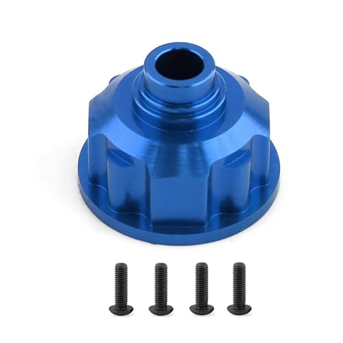 SUIOPPYUW 1 stücke Aluminium Legierung Durableerential Getriebe Box Für E revo 1/10 Short Course Langlebig RC Auto Zubehör Ersatzteile, Blau von SUIOPPYUW