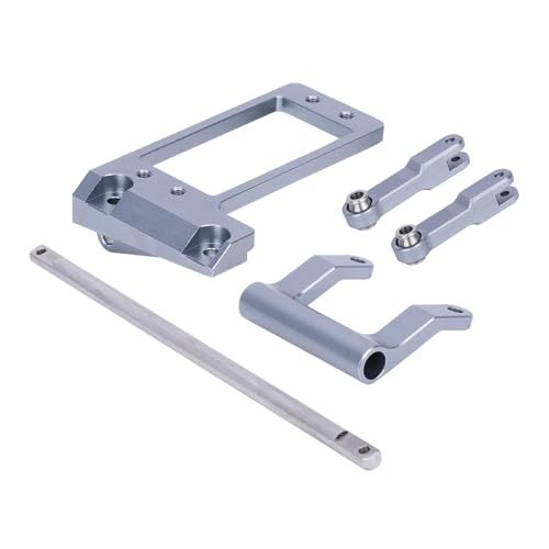 SUIOPPYUW 1 stücke Präzision Lenkservo Unterstützung Aluminium Legierung Für Capra 1/10 Crawler RC Auto Zubehör Ersatz Teile RC Upgrade Teil, Titan von SUIOPPYUW