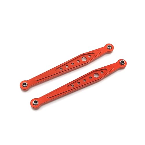 SUIOPPYUW 2 Paket/los Aluminium Hinten Links Arm Für 1/12 Wltoys 12428 12423 FY03 Aluminium Legierung Hinten Links Arm Für 1/12 Wltoys RC, Rot von SUIOPPYUW