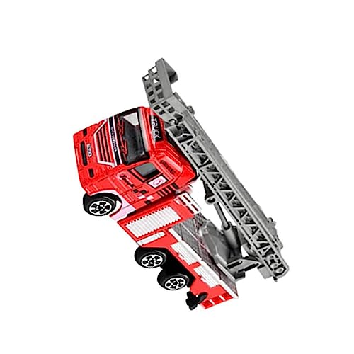 SUIOPPYUW Feuerlöschfahrzeug Modell, künstlicher Motor, Rettungsfahrzeug, Kinderspielzeug, tragbar, Geburtstagsgeschenk für Jungen von SUIOPPYUW