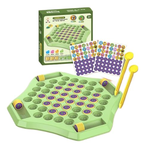 SUIOPPYUW Kognitive Entwicklung mit Tier und Obst Flip Schach Memory Schachspieltraining Baby Gedächtnis ABS Flip Schach Memory Spiel, Tier von SUIOPPYUW