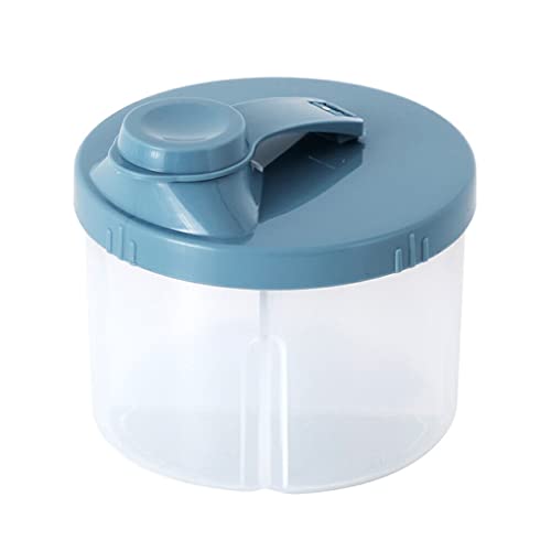 SUIOPPYUW PP Säuglingsmilchpulver Fütterung Aufbewahrungsbox Container Snacks Versiegelte Verpackung Spender Reisezubehör Gewürz, Grau Blau von SUIOPPYUW