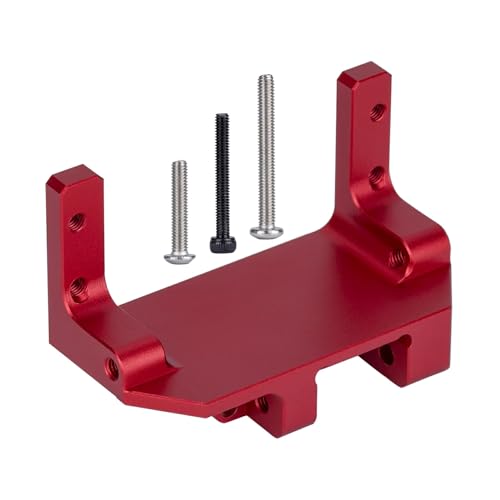 SUIOPPYUW RCGOFOLLOW Servounterstützung Auto für III RC Zubehör Aluminium 1/10 Lenkservo für RC Autoteil RC Autoteile RC, Rot von SUIOPPYUW