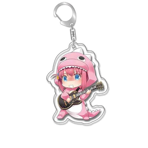 Bocchi Rock Schlüsselanhänger Anime Action Figures Key Chain Kollektionen Bocchi Rock Niedliche Tasche Charms (4) von SUJEBRAN