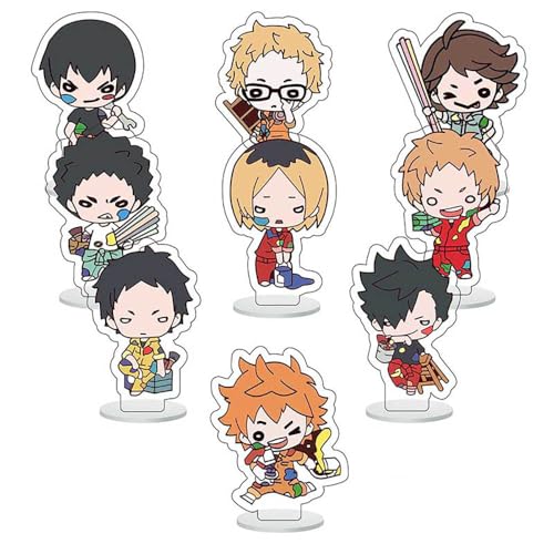 Haikyu Anime Figur Acrylic Stand Haikyu Action Figur Asahi Bokuto Zubehör Dekoration Anime Acrylständer Sammlung 9 Set (Mehr-5) von SUJEBRAN