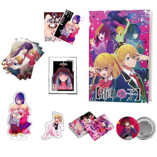 Oshi Noko Sammlungen - Anime Poster Stand Artbook Schlüsselanhänger Badge Karte Box - Oshi Noko Figuren Dekorationen von SUJEBRAN