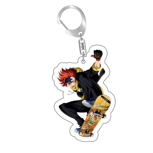 SK8 The Infinitys Action Figures Schlüsselanhänger Anime Figur Keychain SK8 Tasche Car Key Charms Accessories (3) von SUJEBRAN