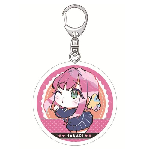 SUJEBRAN 100 Girlfriends Who Really Love You Schlüsselanhänger 100 Girlfriends Anime Figur Key Chain Tasche Cute Car Key Charms (B) von SUJEBRAN