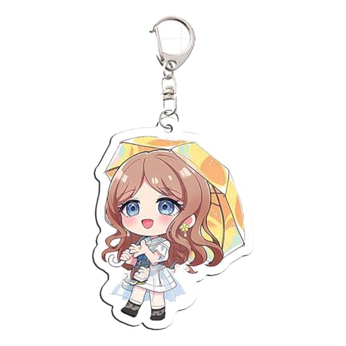 SUJEBRAN BanG Dreams Figures Schlüsselanhänger Anime Keychain Collektionen Tasche Car Key Charms (4) von SUJEBRAN