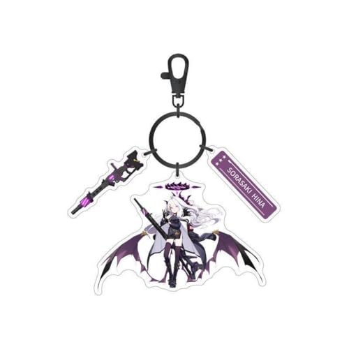 SUJEBRAN Blue Archives Schlüsselanhänger Anime Blue Asuna Archive Anhänger Figur Keychain Accessories Tasche Car Key Pendent (D) von SUJEBRAN