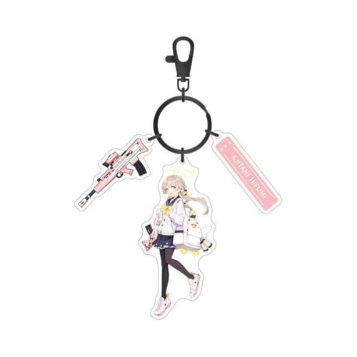 SUJEBRAN Blue Archives Schlüsselanhänger Anime Blue Asuna Archive Anhänger Figur Keychain Accessories Tasche Car Key Pendent (E) von SUJEBRAN