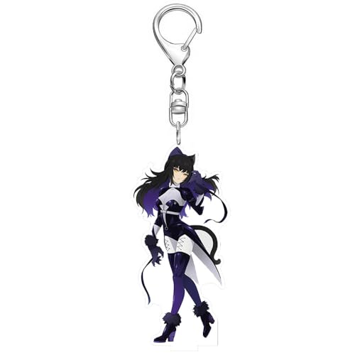 SUJEBRAN Four Colors Schlüsselanhänger Anime Figur Rose Cosplay Keychain Niedliche Tasche Car Key Charms (3) von SUJEBRAN