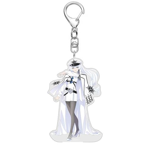 SUJEBRAN Four Colors Schlüsselanhänger Anime Figur Rose Cosplay Keychain Niedliche Tasche Car Key Charms (4) von SUJEBRAN